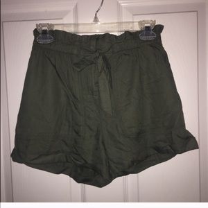 Tie Front Soft Shorts Hollister